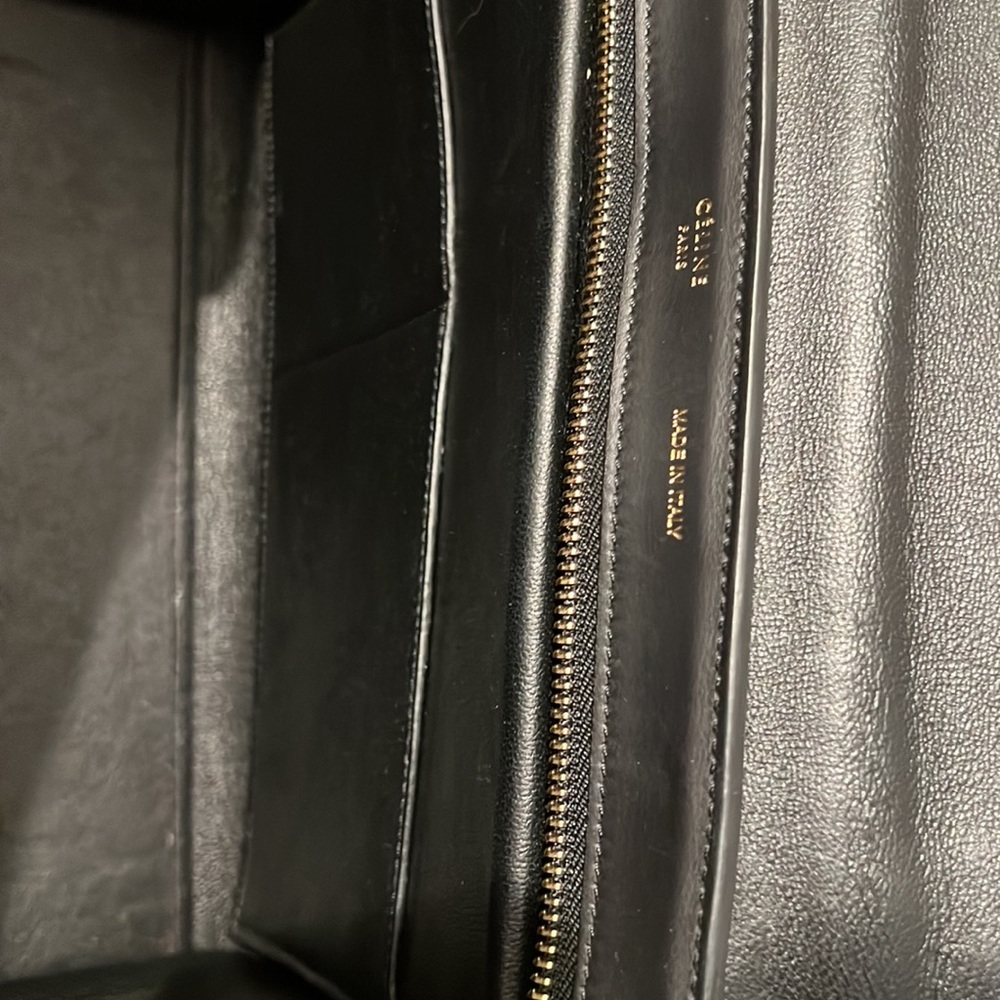 Celine tricolor Trapeze Bag pony hair - Picture 3 of 6